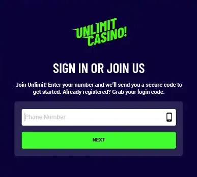 Unlimit Casino Register